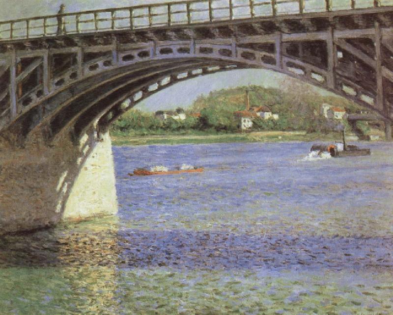 Gustave Caillebotte The Bridge at Argenteuil and the Seine